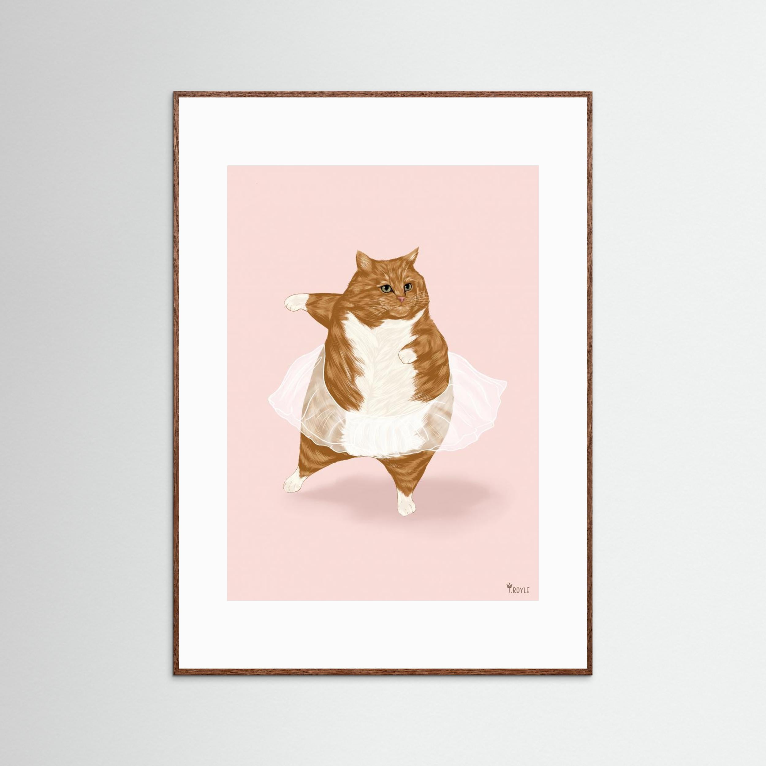 Ballet Cat - 'I can do anything I dream of' by Tara Royle